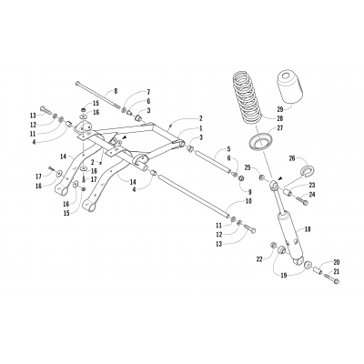 REAR SUSPENSION FRONT ARM ASSEMBLY