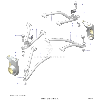 SUSPENSION, A-ARMS - A25SJE57CP/EP (C102803)