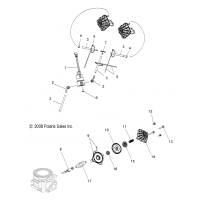 Engine, Exhaust Valves & Solenoid