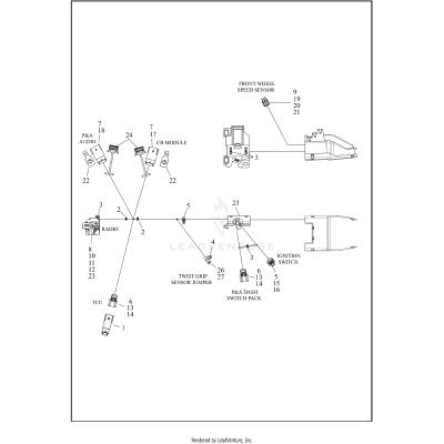 WIRING HARNESS, MAIN - FLHTCUTG (2 OF 9)