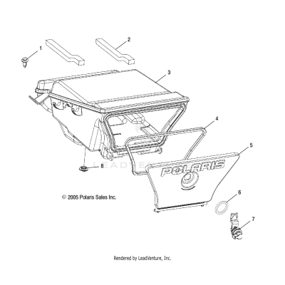 STORAGE BOX, REAR - A06MH50AQ/AX/AY/AZ/AL/AT (4999206649920664A08)