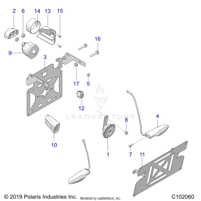 ELECTRICAL, HORN, LICENSE PLATE, SWITCHES - A19SWS57C1/C2/E1/E2  (C102060)