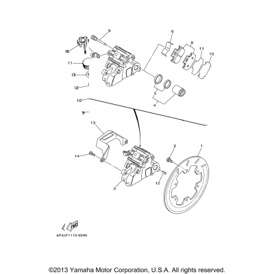 Rear Brake Caliper