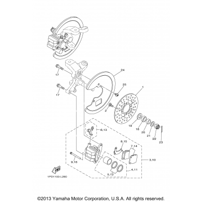 Front Brake Caliper