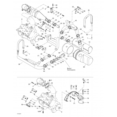 Engine Support And Muffler