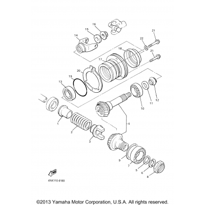 Middle Drive Gear