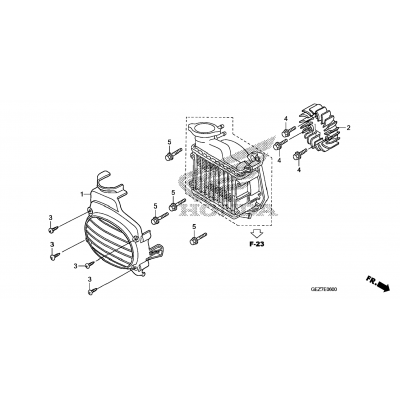 COOLING FAN / RADIATOR COVER