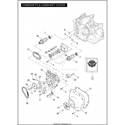 CAMSHAFTS & CAMSHAFT COVER - TWIN CAM 103™