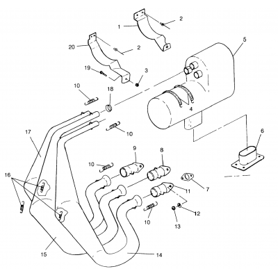Exhaust System Storm 0965782, Storm Sks 0965582, Euro Storm , Euro S