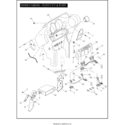 INNER FAIRING - FLHT/C/CU & FLHX
