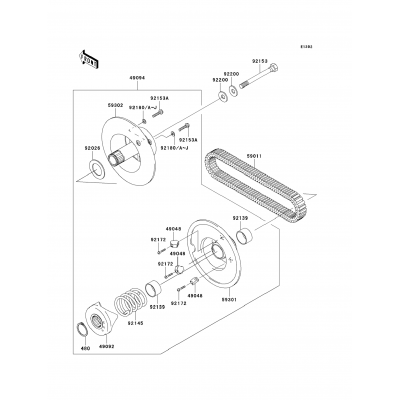 Driven Converter/Drive Belt