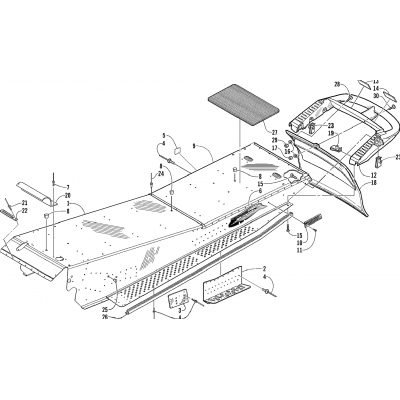 TUNNEL AND REAR BUMPER