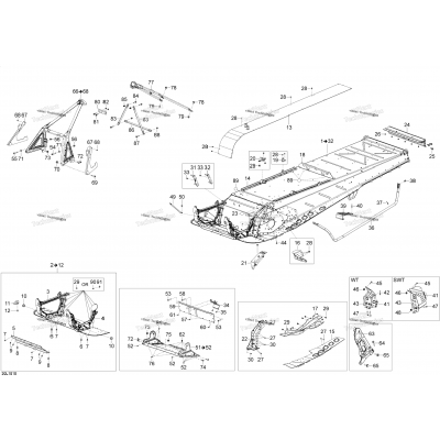 Frame Skandic - 600Ho E-Tec