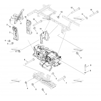 Transmission, Mounting