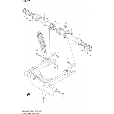 REAR SWINGINGARM