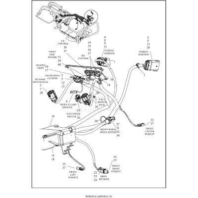 WIRING HARNESS, MAIN, ABS - FLTRXP