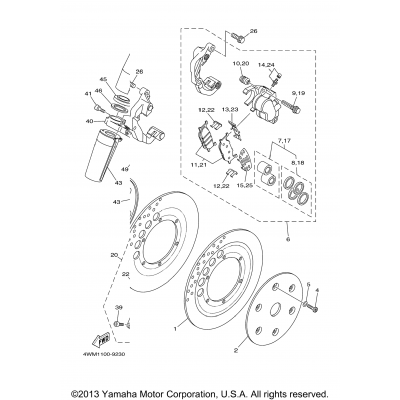 Front Brake Caliper