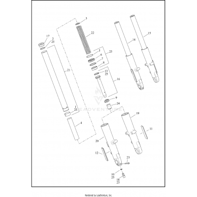 FORK, FRONT