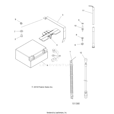 ELECTRICAL, BATTERY - A19SVA85BG (101580)