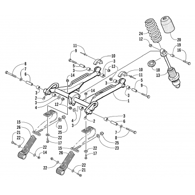 REAR SUSPENSION FRONT ARM ASSEMBLY