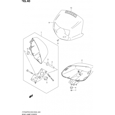 HEADLAMP HOUSING