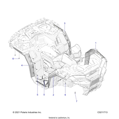 BODY, FENDER FLARES - A25SXZ85A9/AM/AP (C0211713)