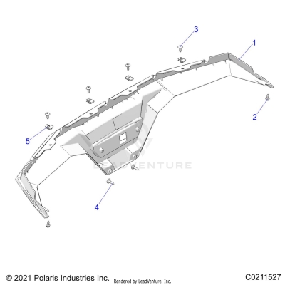 BODY, REAR BUMPER - A25SEA57L5 (C0211527)