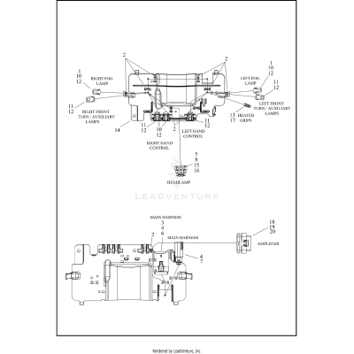 WIRING HARNESS, FAIRING -  (AUSTRALIA, DOMESTIC)
