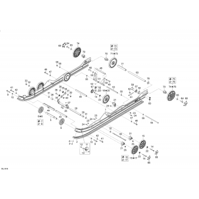 08- Rear Suspension XTRIM - 600 ACE