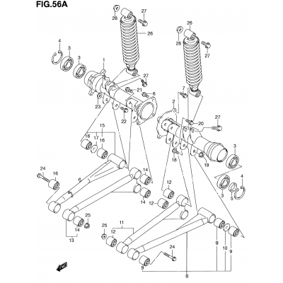 REAR AXLE HOUSING (MODEL K1)