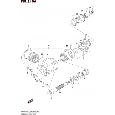 SECONDARY DRIVE GEAR