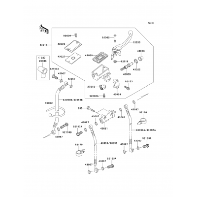 Front Master Cylinder (E10∼E12)